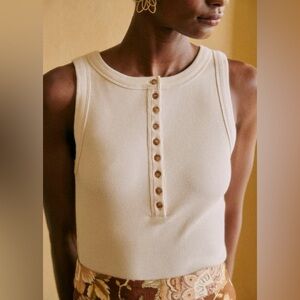Sezane Félicien Top Cream - Size S